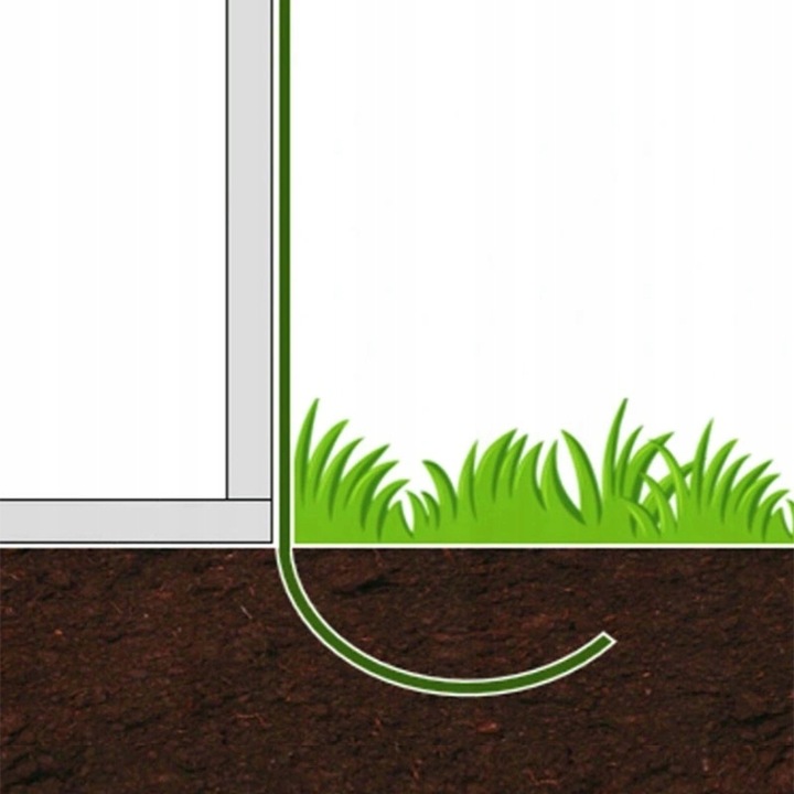 Tunel ogrodowy foliowy biały szklarnia folia 3x2x2m 6 m² 2 wejścia