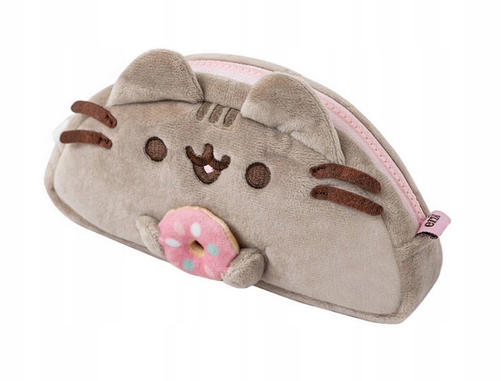 PUSHEEN PIÓRNIK saszetka szkolny dla dziewczynki piórniki szkolne Donut Kot