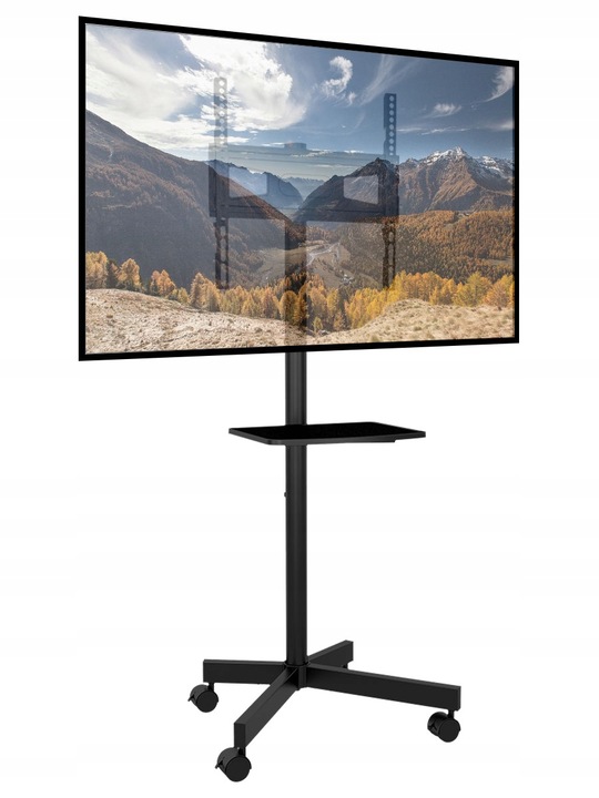 Stojak Podłogowy na telewizor TV 26-65 cali z półką Uniwersalny