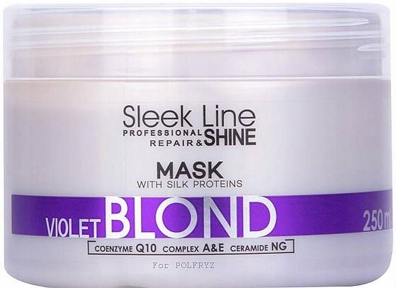 Stapiz SLEEK LINE szampon blond violet 1l