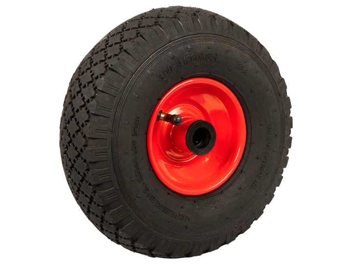 KOŁO KÓŁKO DO TACZKI WÓZKA MOCNE 260x85MM 3,00/4 Z DĘTKĄ POMPOWANE