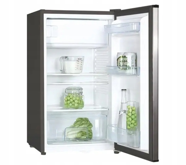 Lodówka MPM 112-CJ-16/AA 81 Litrów 84 cm 40 dB Dark Inox Mała Hotelowa