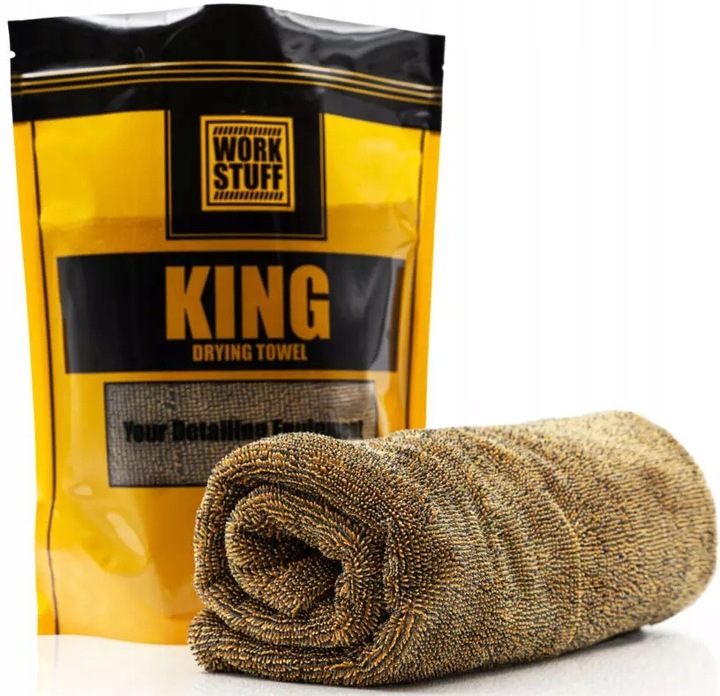 WORK STUFF Nowy KING Duży Gruby Chłonny Ręcznik Do Osuszania Lakieru Auta