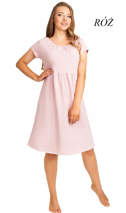 Koszula nocna ciążowa i do karmienia MALINA L/XL
