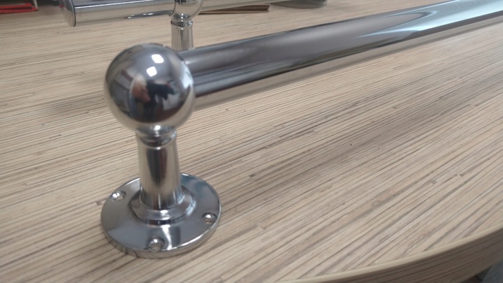 PORĘCZ ŚCIENNA 200 cm UCHWYT SCHODOWY/PORĘCZ SCHODOWA 2m SOLIDNA