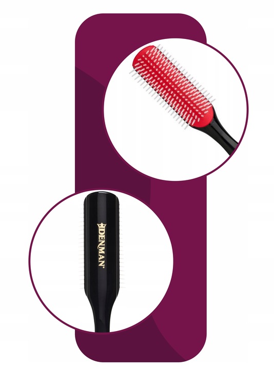 SZCZOTKA DO STYLIZACJI WŁOSÓW KRĘCONYCH LOKÓW FAL DENMAN D3