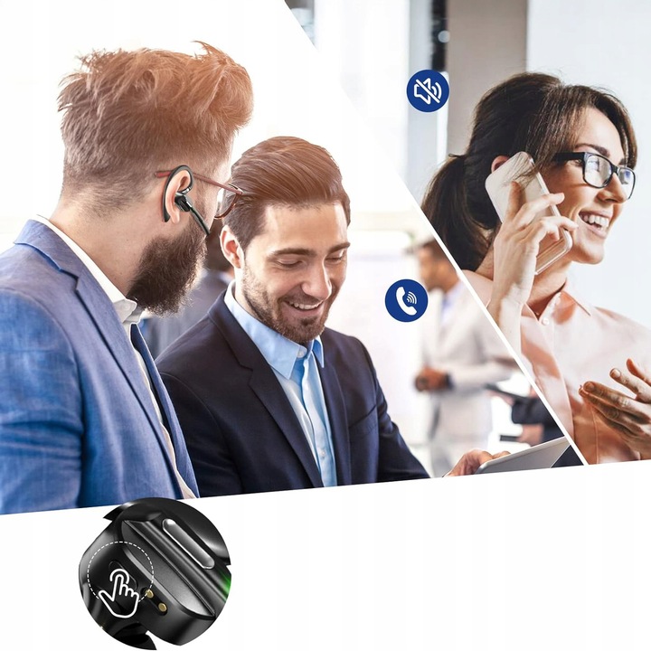 SŁUCHAWKA BLUETOOTH DLA KIEROWCY DO TELEFONU ROZMÓW BEZPRZEWODOWA ZESTAW