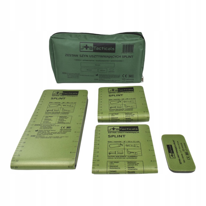 Zestaw 4 szyn unieruchamiających SPLINT 92 / 46 / 23/ 9,5 cm + TORBA