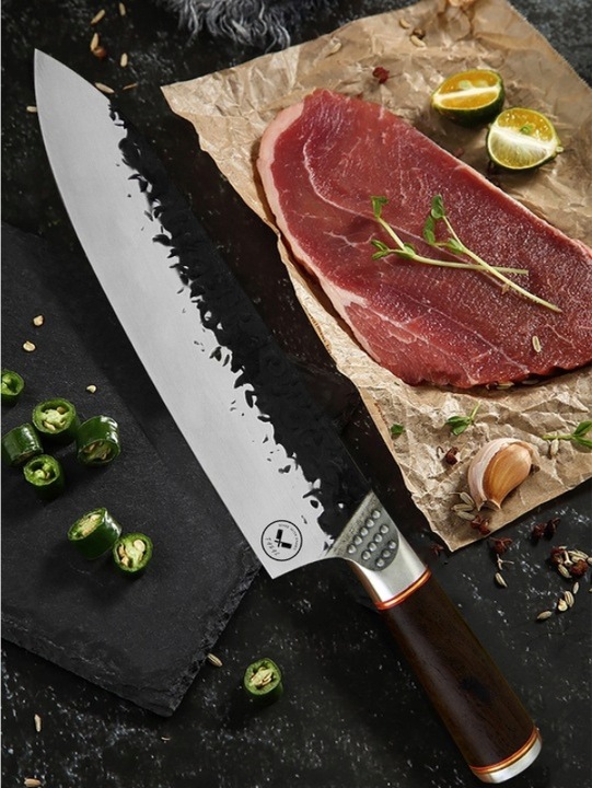 JAPOŃSKI NÓŻ Szefa Kuchni OSTRY NÓŻ KUCHENNY TASAI Do Mięsa i Warzyw