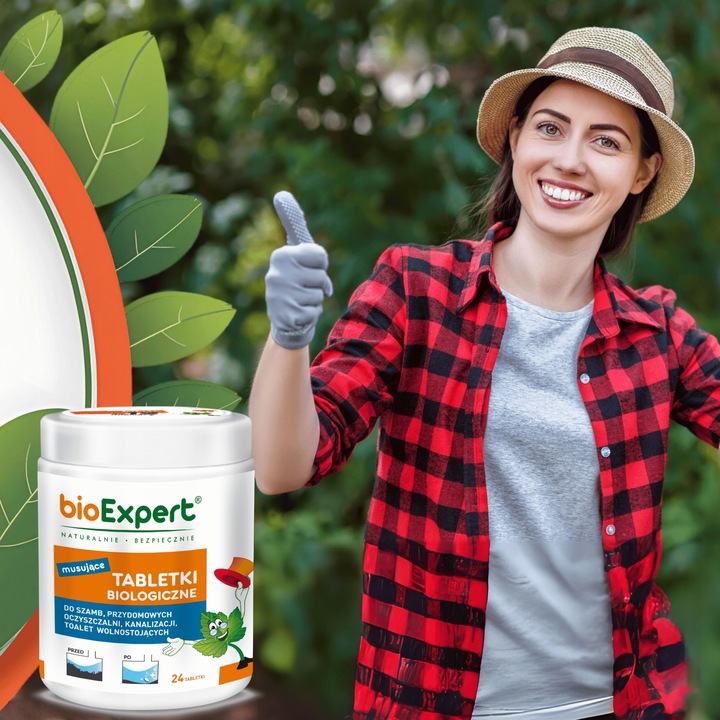 Bakterie do szamba Tabletki biologiczne na 2 LATA 24 szt BIOEXPERT