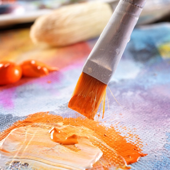 ZESTAW DO MALOWANIA FARBY AKRYLOWE 24X59ml +12 PĘDZLI DUŻY ARTYSTYCZNY 36EL