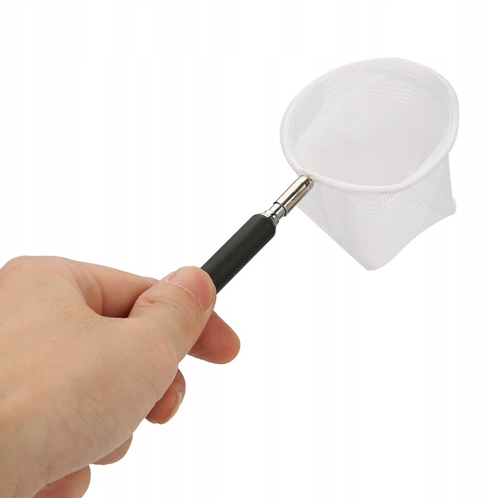 MINI SIEĆ RYBACKA KREWETEK REGULOWANA 20-57.5CM STAL NIERDZEWNA