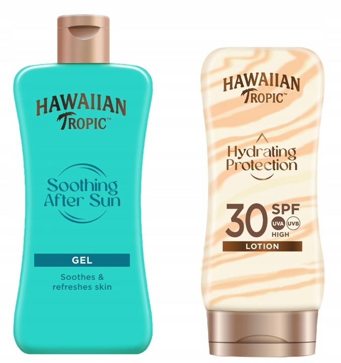 Hawaiian Tropic do opalania SPF 30 + żel chłodzący