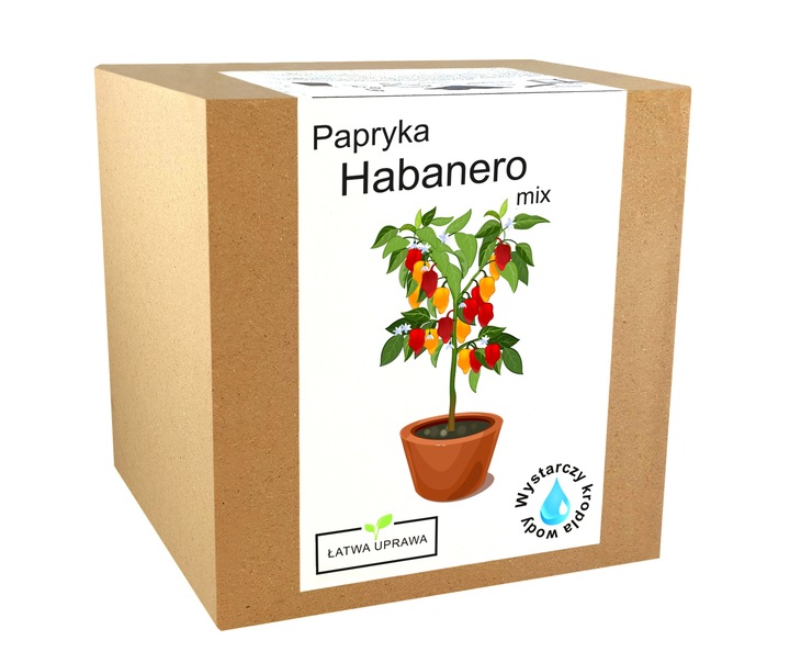 MIX ZESTAWÓW DO UPRAWY OSTRE PAPRYCZKI CHILLI 3x NAWADNIACZE DO DOMU