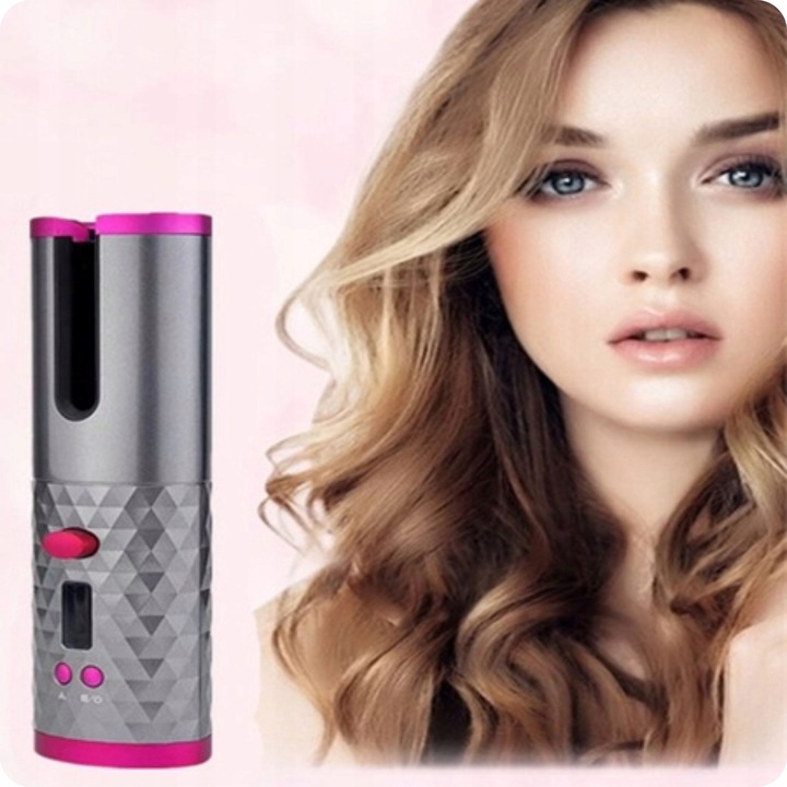 Bezprzewodowa lokówka automatyczna LCD fale loki obrotowa USB Do stylizacji