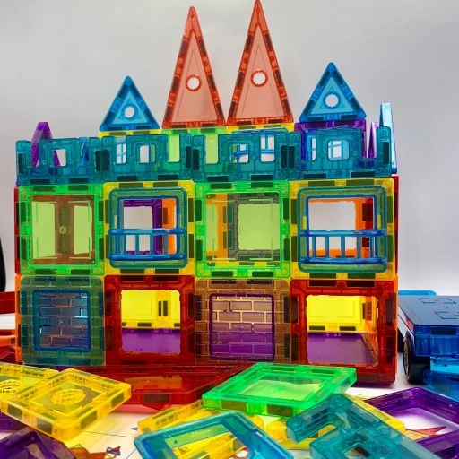 KLOCKI MAGNETYCZNE 3D MAGNETIC EDUKACYJNE DUŻE PANELE KONSTRUKCYJNE