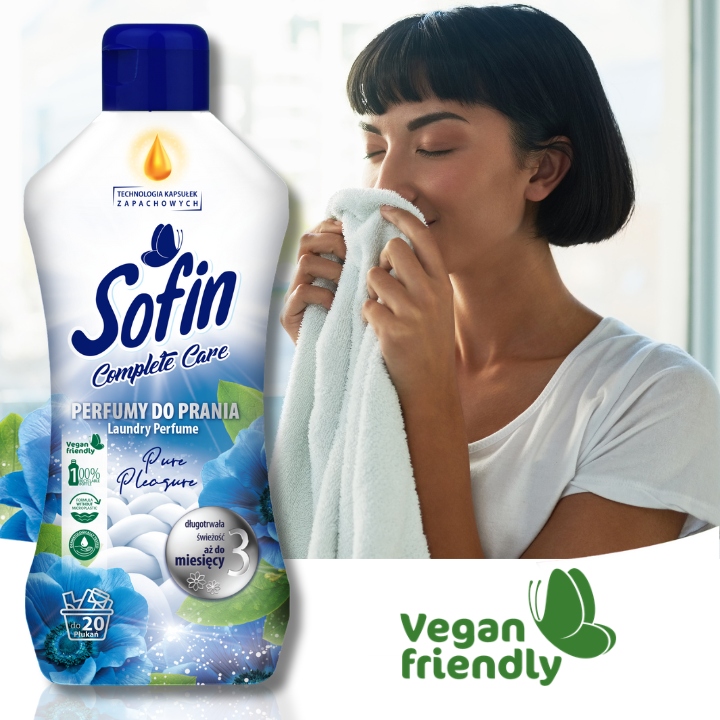 SOFIN Perfumy do Tkanin do Pralki Suszarki 5 x 300ml MIX 100 Prań