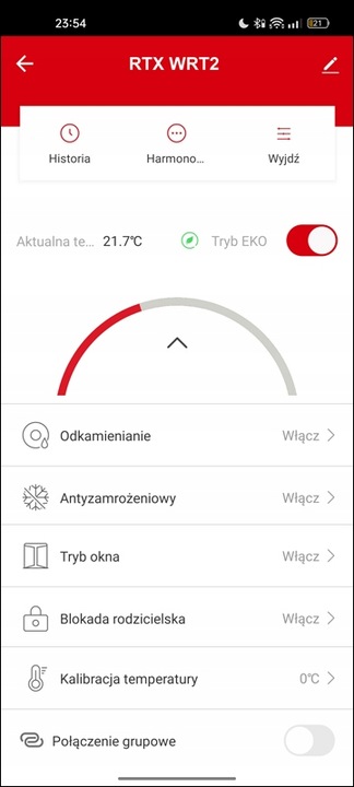 Głowica Termostatyczna RTX Termostat do grzejnika WiFi TUYA Smart