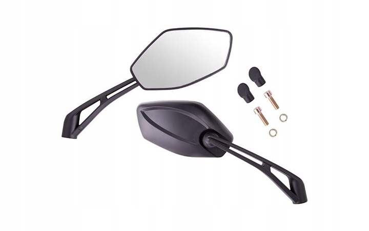 LUSTERKA MOTOCYKLOWE DO SKUTERA MOTOCYKLA QUAD M8 L+R / R+R HOMOLOGACJA