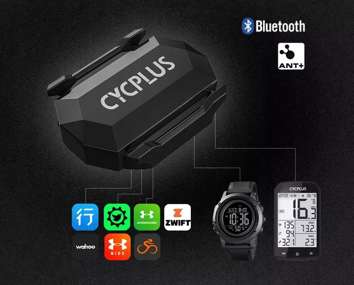 CYCPLUS czujnik kadencja prędkość Bluetooth ant+ do Polar Garmin