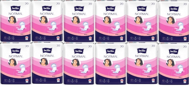 PAKIET Podpaski Bella Normal bez skrzydełek 12x20