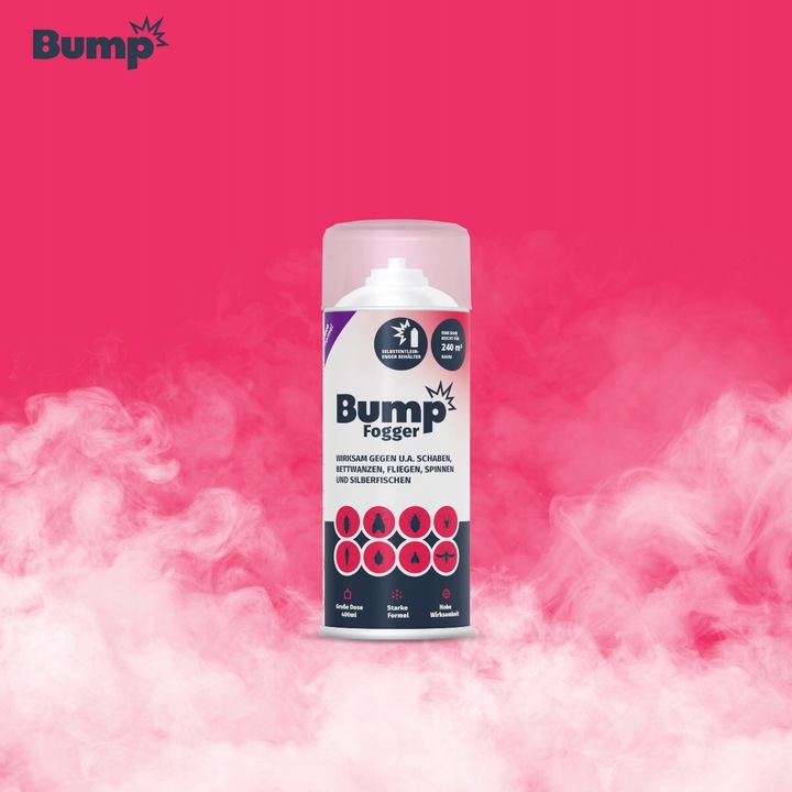 BUMP FOGGER Bomba dymna na pluskwy mole pchły karaluchy rybiki owady
