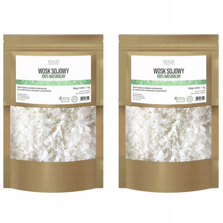 WOSK SOJOWY DO ŚWIEC SOJOWYCH Naturalny Świeca Sojowa JAKOŚĆ PREMIUM 2