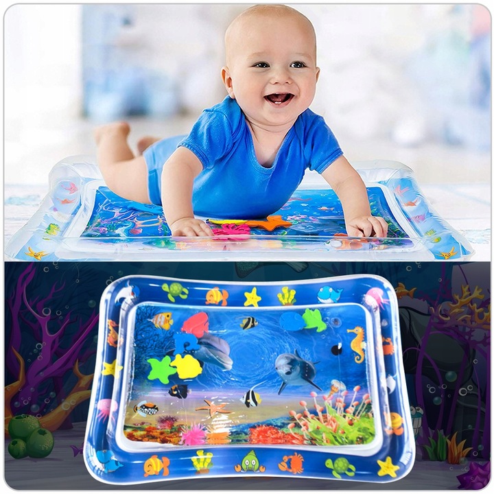 MATA SENSORYCZNA WODNA DLA NIEMOWLĄT DMUCHANA XXL