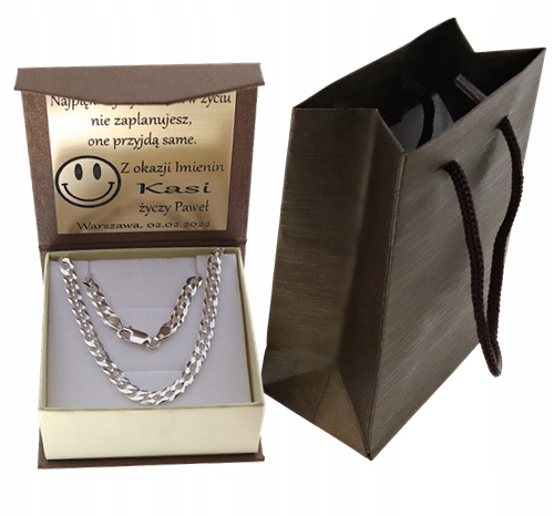 SREBRNY PEŁNY KRZYŻYK KRZYŻ Z PASYJKA DO ŁAŃCUSZKA SOLIDNY PR. 925 + GRAWER