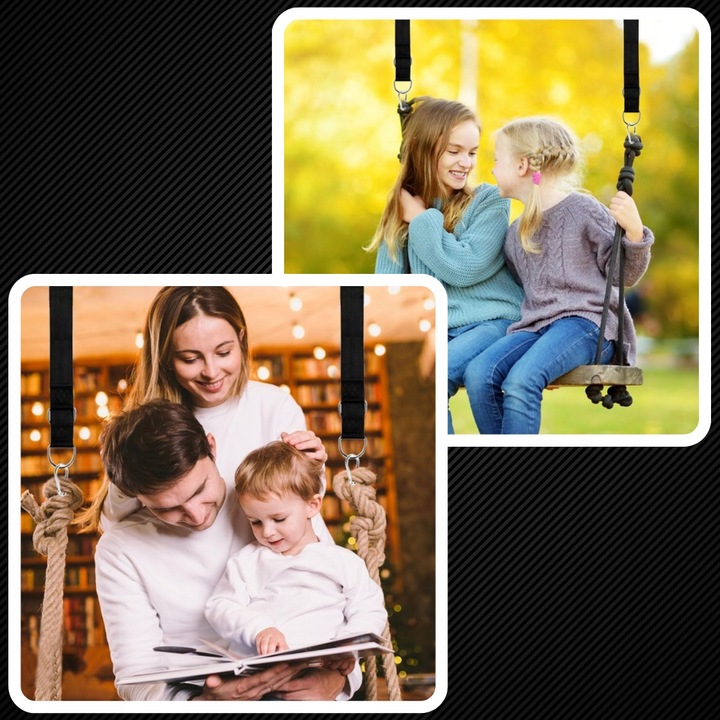 PASY DO HAMAKA MOCOWANIE DO HUŚTAWKI ZESTAW LINKI TAŚMY OSŁONY