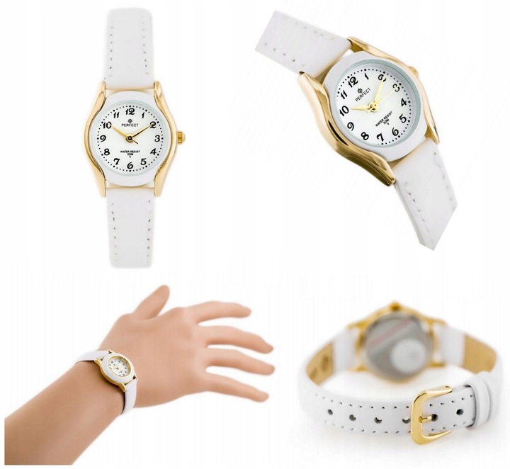 Zegarek PERFECT dla dziewczynki PREZENT NA KOMUNIĘ +BOX +TOREBKA +GRAWER