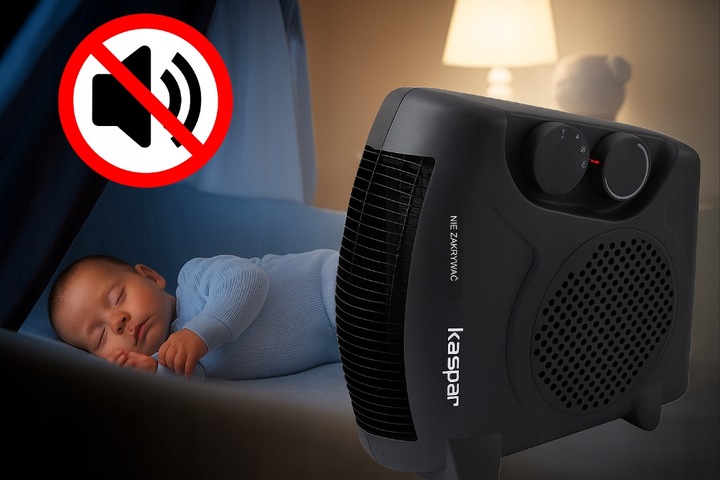 TERMOWENTYLATOR FARELKA GRZEJNIK ELEKTRYCZNY 2000W 3 POZIOMY Z