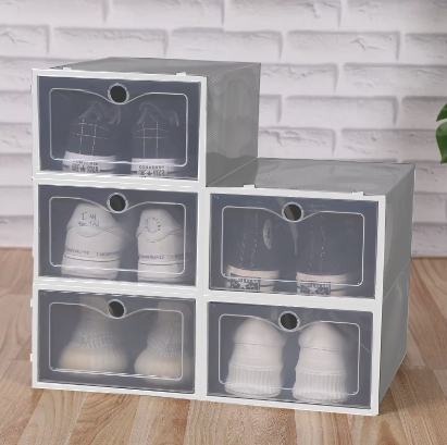 Pudełka na buty organizer szafka stojak pojemnik na obuwie x10 szt z