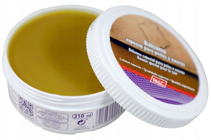 1x PALC TŁUSZCZ IMPREGNAT WOSK do SKÓR BEZBARWNY duża puszka 210ml