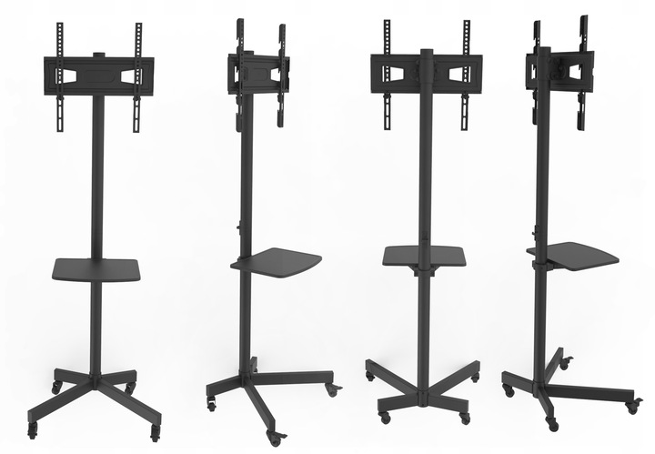 Stojak Podłogowy na telewizor TV 26-65 cali z półką Uniwersalny