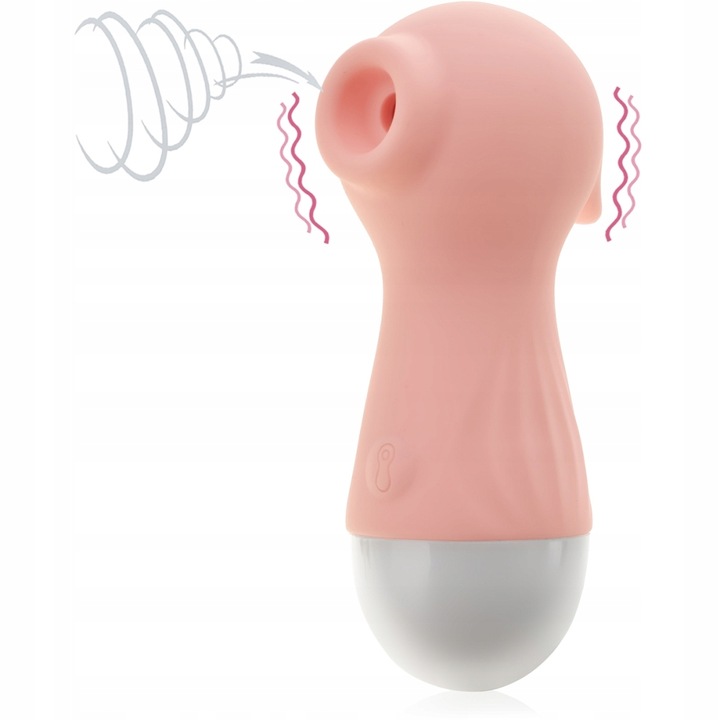 Ssąco-wibrujący wibrator orgazm masażer łechtaczki pingwinek 10 funkcji