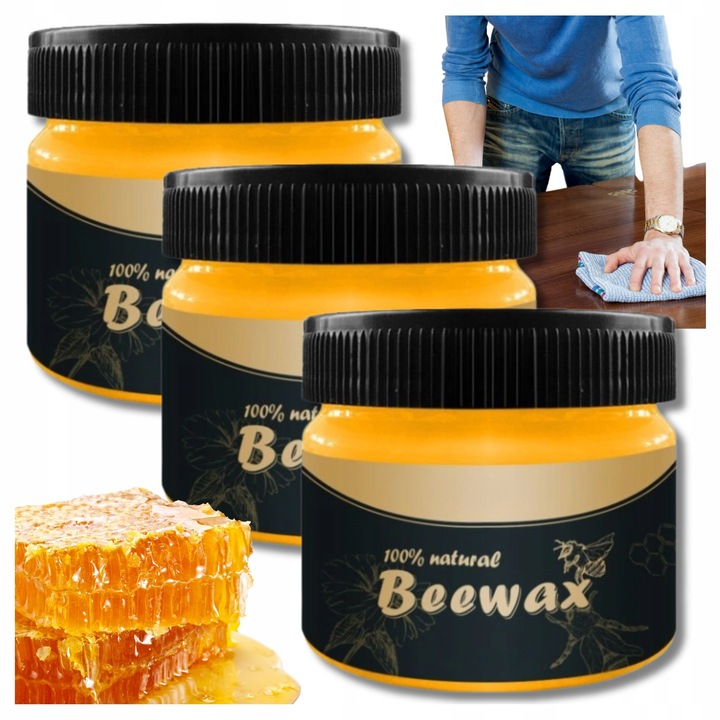 WOSK PASTA IMPREGNAT PSZCZELI Beewax DO POLEROWANIA DREWNA PODŁÓG