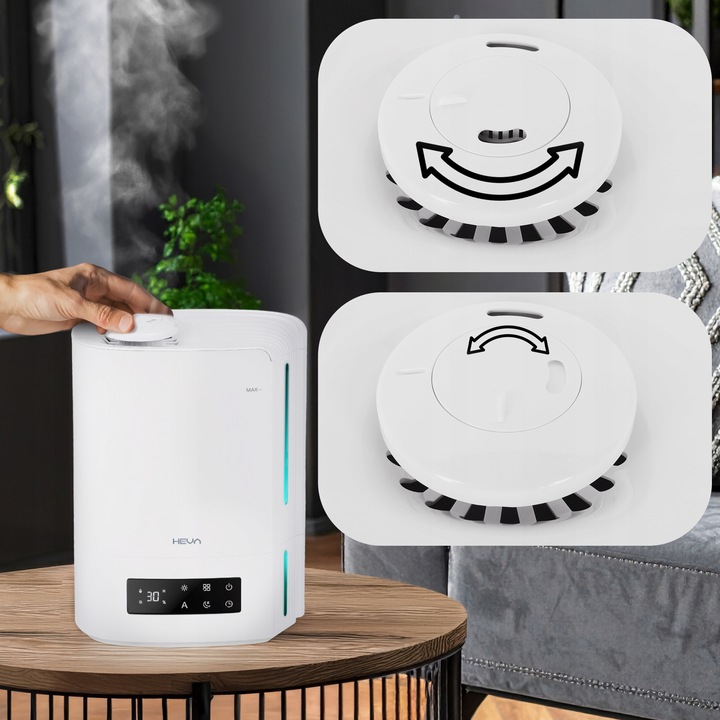 Nawilżacz powietrza ultradźwiękowy dyfuzor zapachowy MILO duży aż 5l