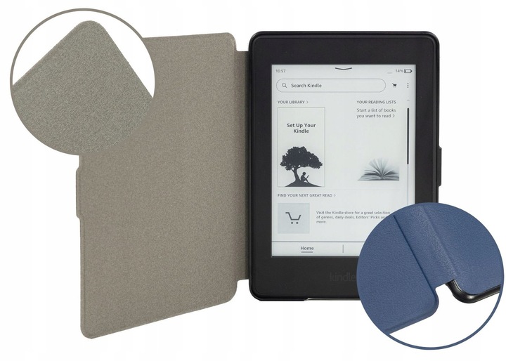 Etui pokrowiec do Kindle Paperwhite 1 2 3 UCHWYT Budzenie usypianie