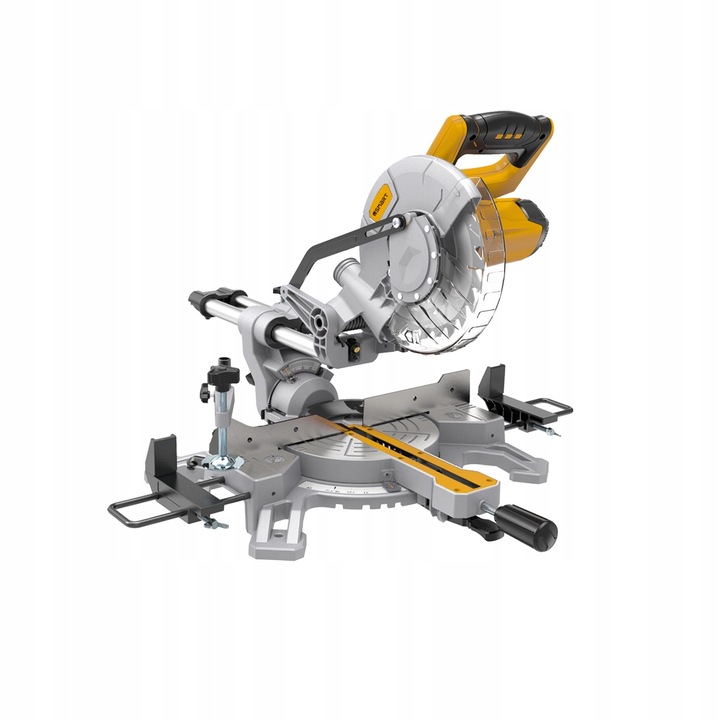 PIŁA UKOSOWA 1500W Ukośnica z posuwem 210mm LASER + 2 x TARCZA 24z 48z