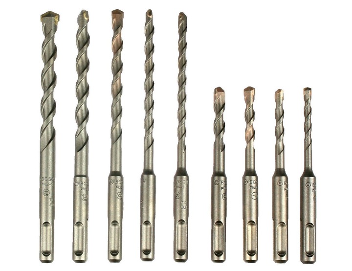 ZESTAW 11 WIERTEŁ i DŁUT SDS-Plus BOSCH w walizce