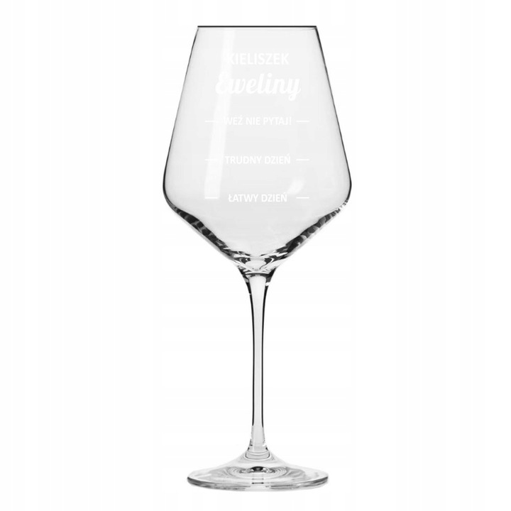 KIELISZEK DO WINA Z GRAWEREM prezent dla przyjaciółki żony urodziny 18-99