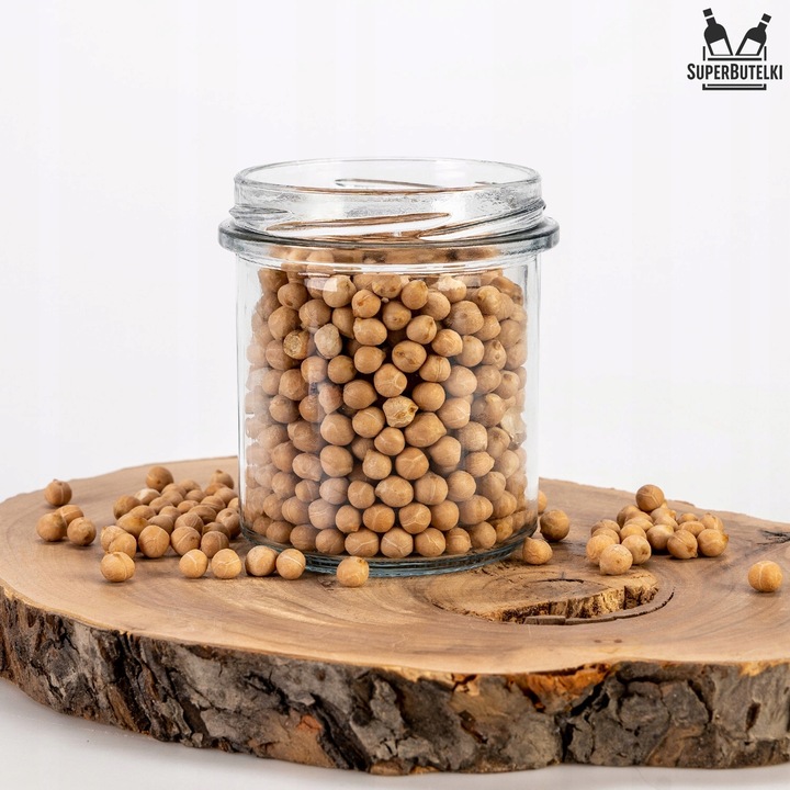 10x Słoik szklany na GRZYBY 350 ml na MIÓD DŻEM KONFITURY PASZTET +