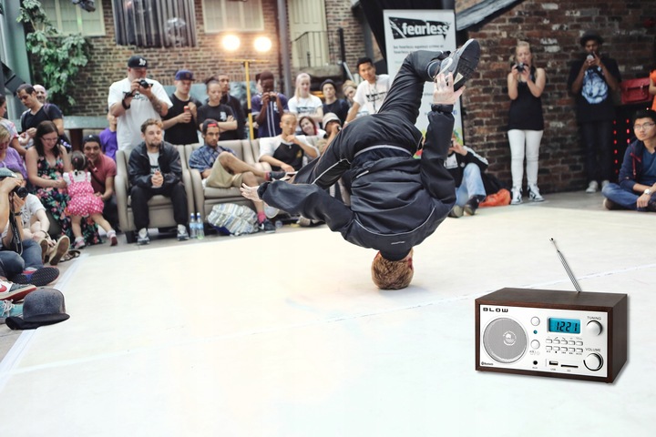 RADIO KUCHENNE BLUETOOTH PRZENOŚNE RETRO LCD ANTENA FM USB SD ZEGAR