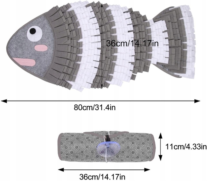 Mata Węchowa dla psa, kota 80 cm