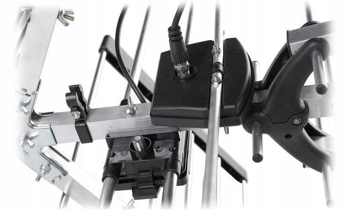 MOCNA ANTENA PASYWNA 4K 2w1 KIERUNKOWA DVB-T2 DIPOL FILTR LTE MUX 1-8 120KM