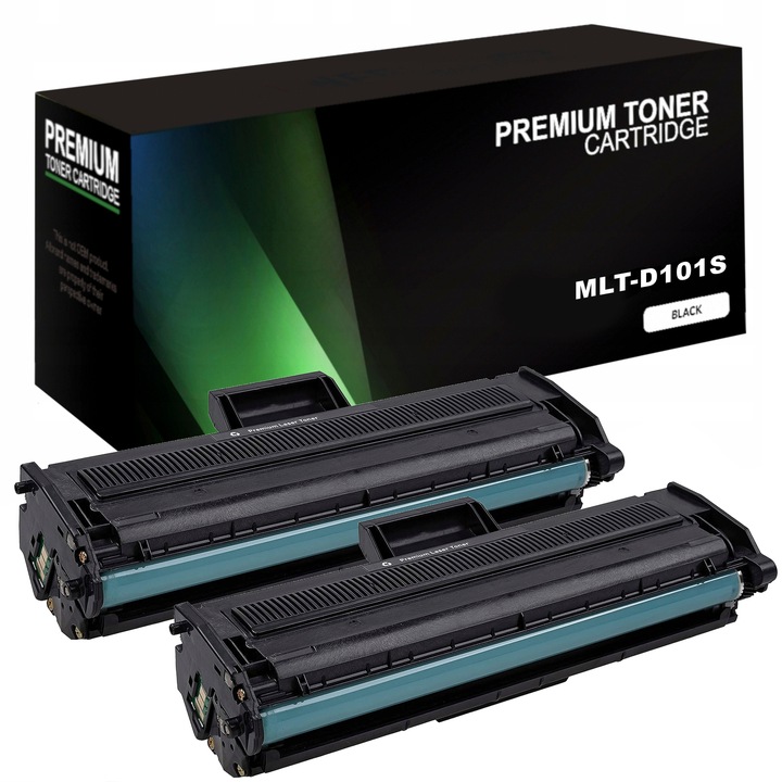 2x MLT-D101S XL Toner do SAMSUNG ML-2165 ML-2165W ML-2160 SCX-3400 SCX-3405