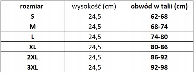 PAS WYSZCZUPLAJĄCY modelujący brzuch gorset SLIM-E