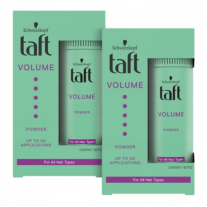 Taft Volume Powder Puder do Włosów Objętość 2x10g