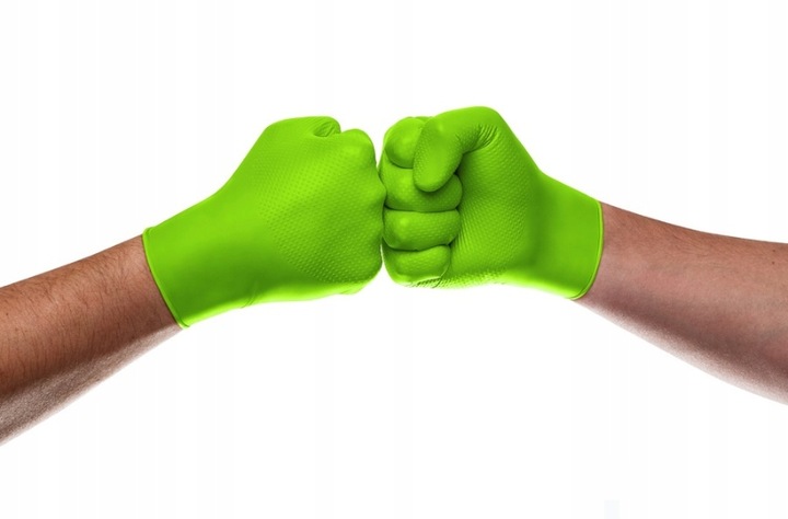 Rękawiczki MERCATOR GOGRIP NITRYLOWE green ZIELONE 50 szt. rozmiar L